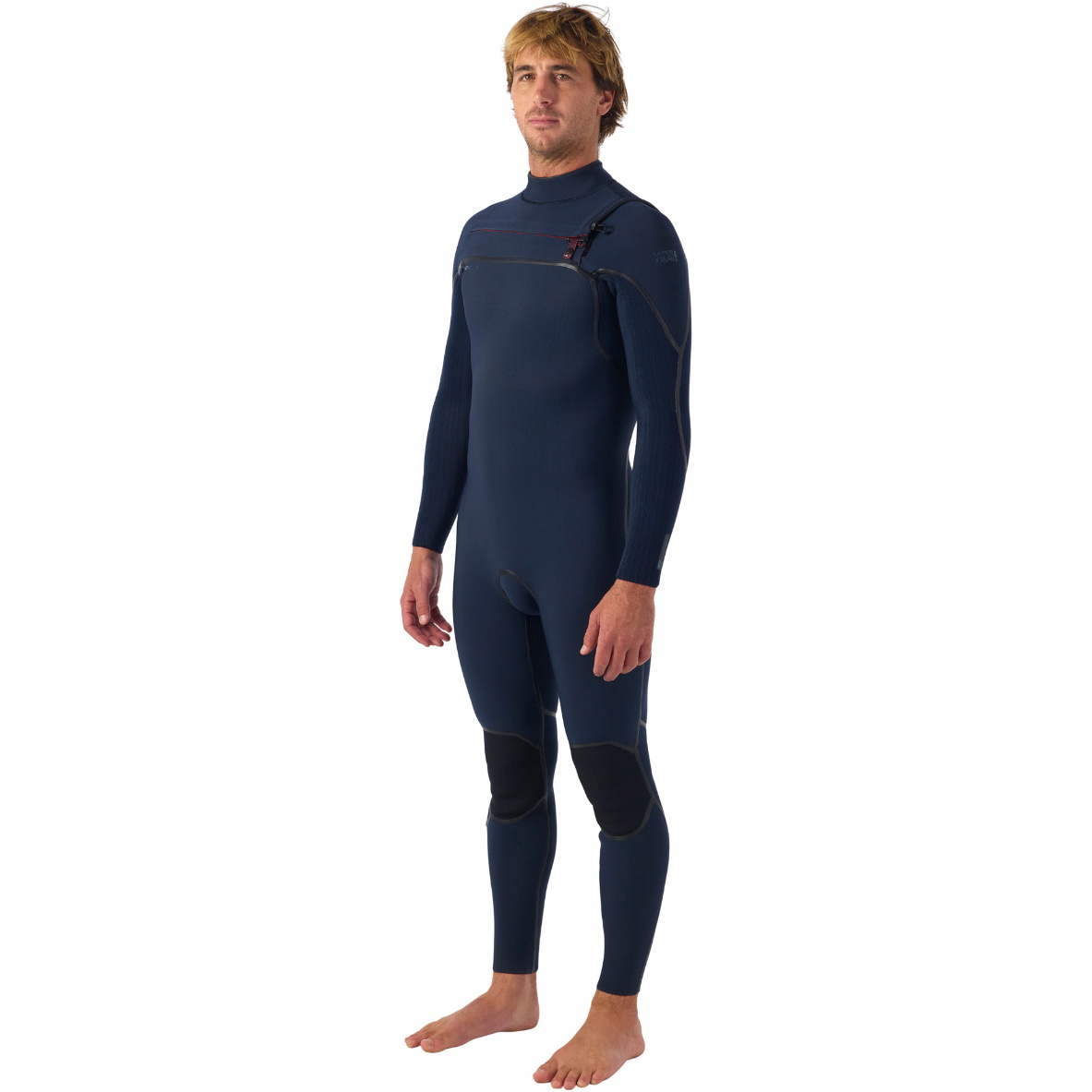 2026 O'Neill Mens Hyperfreak Fire 4/3+mm Chest Zip Wetsuit 5661 - Carbon / Carbon